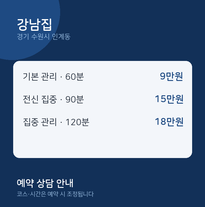 인계동 스웨디시 강남집