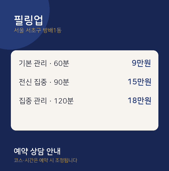 방배1동 스웨디시 필링업