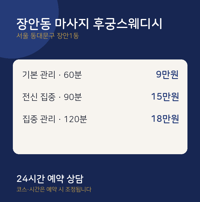 장안1동 스웨디시 장안동 마사지 후궁스웨디시