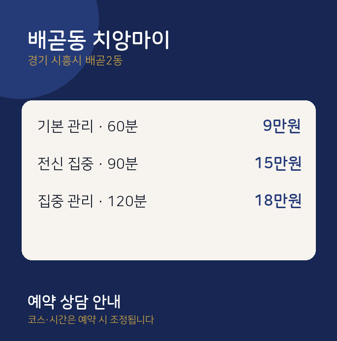 배곧2동 스웨디시 배곧동 치앙마이