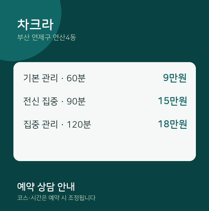 연산4동 스웨디시 차크라