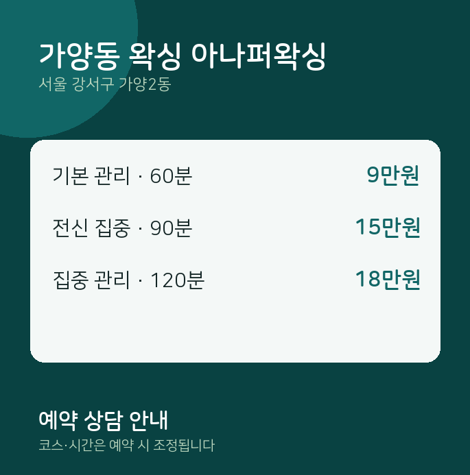 가양2동 왁싱 가양동 왁싱 아나퍼왁싱