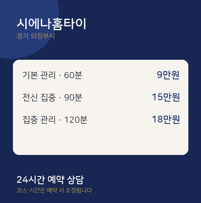의정부시 출장 시에나홈타이